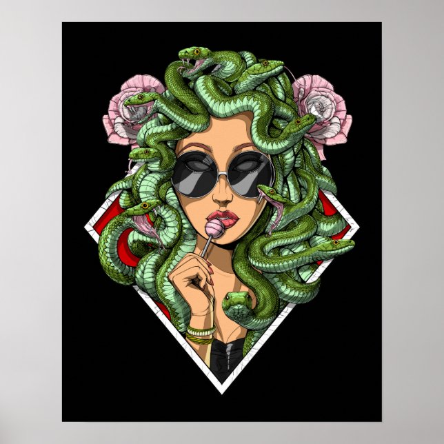 Greek Goddess Medusa Poster (Front)