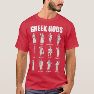 Greek Gods and Goddesses Ancient Greek Mythology G T-Shirt