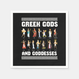Greek Gods And Goddesses Greeks Napkin