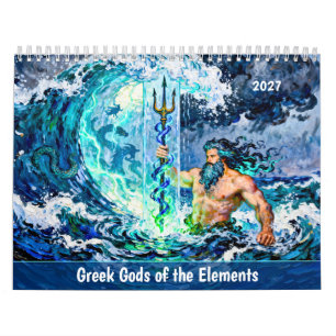Greek Gods of the Elements – Mythic Powers Through Calendar