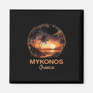 Greek Greece Beach Holiday Vacation Mykonos Magnet