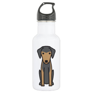 Greek Harehound Dog Cartoon 532 Ml Water Bottle