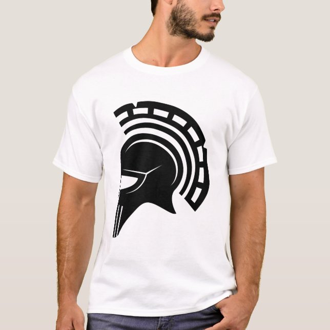 Greek helmet ancient greece, achilles T-Shirt (Front)