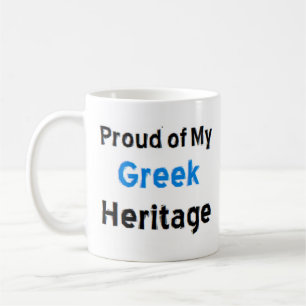 greek heritage coffee mug