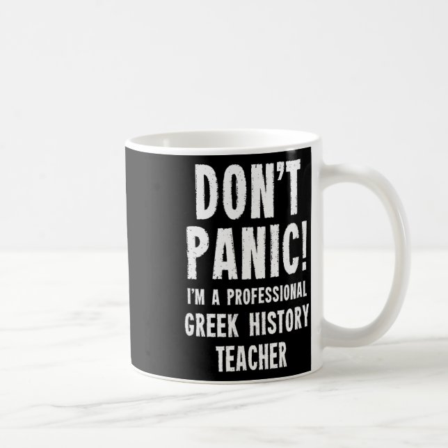 Greek History Teacher  Coffee Mug (Right)