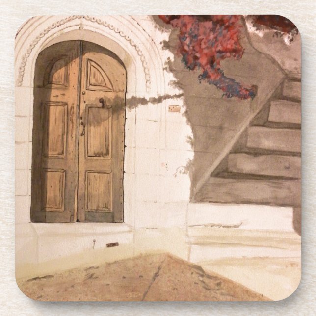 Greek Holidays Coaster (Front)