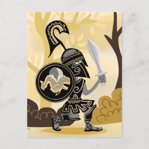 Greek Hoplite Postcard