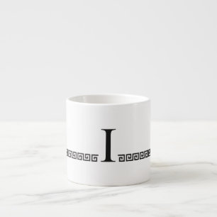 Greek Initial Espresso Cup