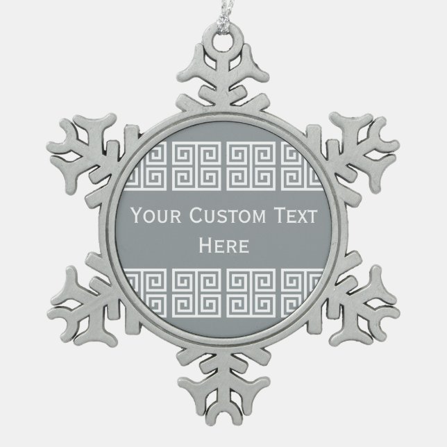 Greek-Inspired custom ornament (Front)