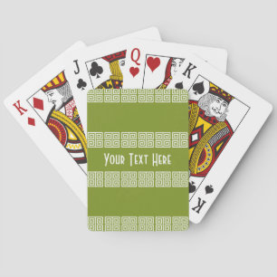 Greek-Inspired custom playing cards