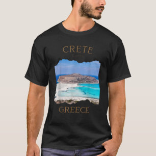 Greek Island Crete Greece featuring Balos Beach in T-Shirt