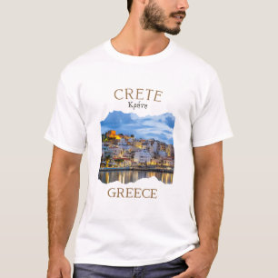 Greek Island Crete Greece Featuring Rethimno Town T-Shirt