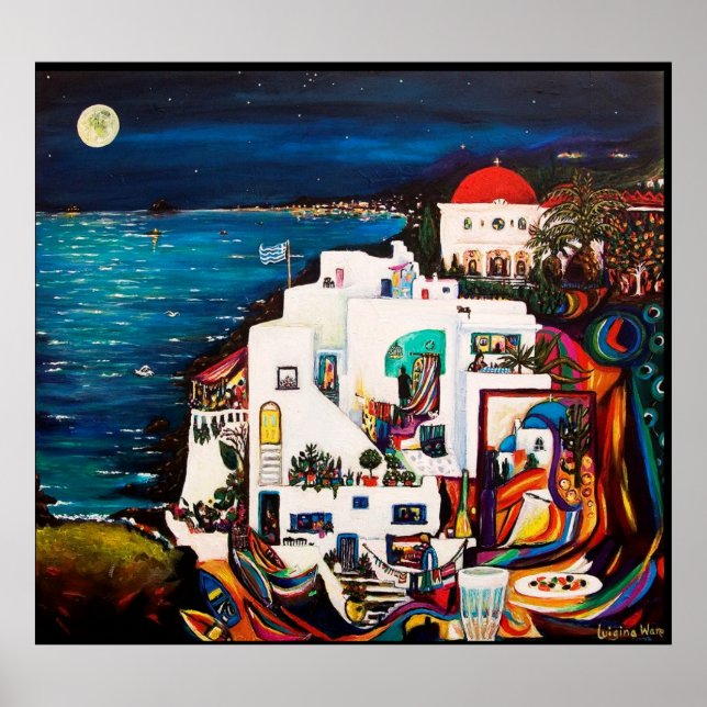 Greek Island Dream Poster (Front)