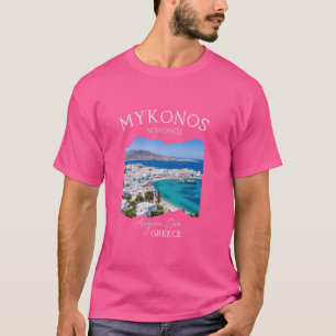 Greek Island Mykonos Greece in the Aegean Sea Fami T-Shirt