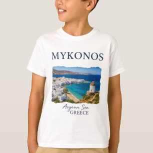 Greek Island Mykonos Vacation Travel Coastal Life T-Shirt