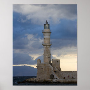 Greek Island of Crete and old town of Chania 2 Poster