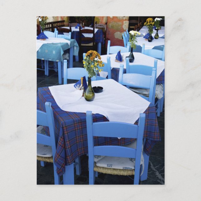 Greek Island of Crete and old town of Chania Postcard (Front)