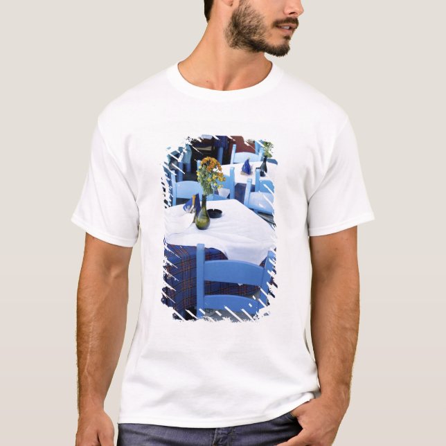 Greek Island of Crete and old town of Chania T-Shirt (Front)
