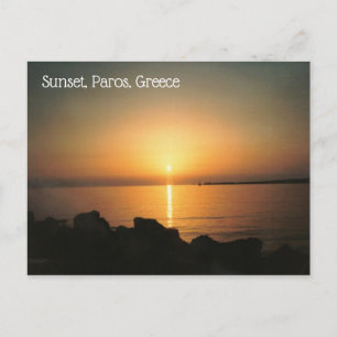 Greek Island Of Paros Postcard