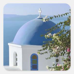 Greek Island Scene Stickers