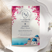 Greek Island Sunset Romance Wedding