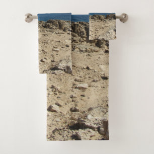 Greek Islands Mediterranean Landscape  Bath Towel Set