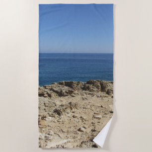 Greek Islands Mediterranean Landscape Beach Towel