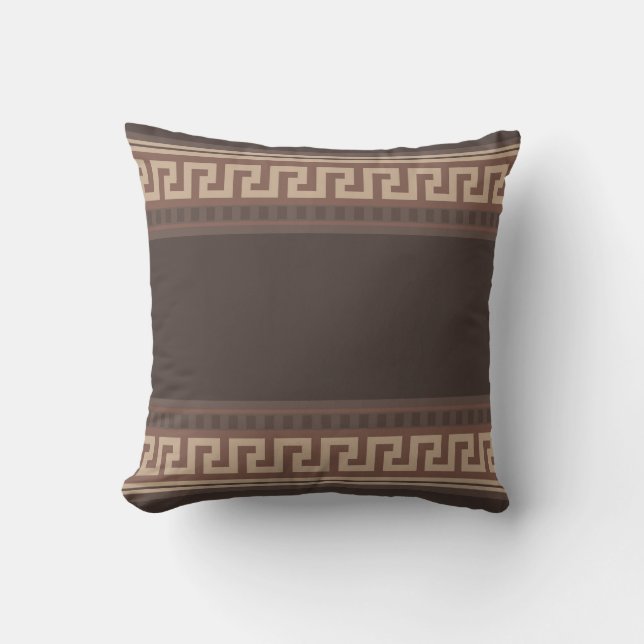 Greek key border cushion (Front)