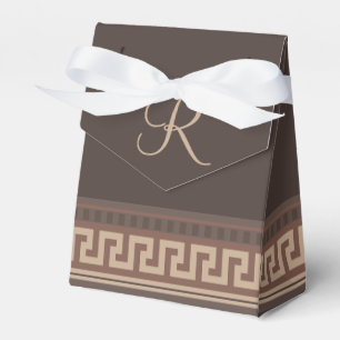 Greek key border favour box