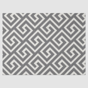 Greek Key Classic Square Swirl Pattern Tissue Paper