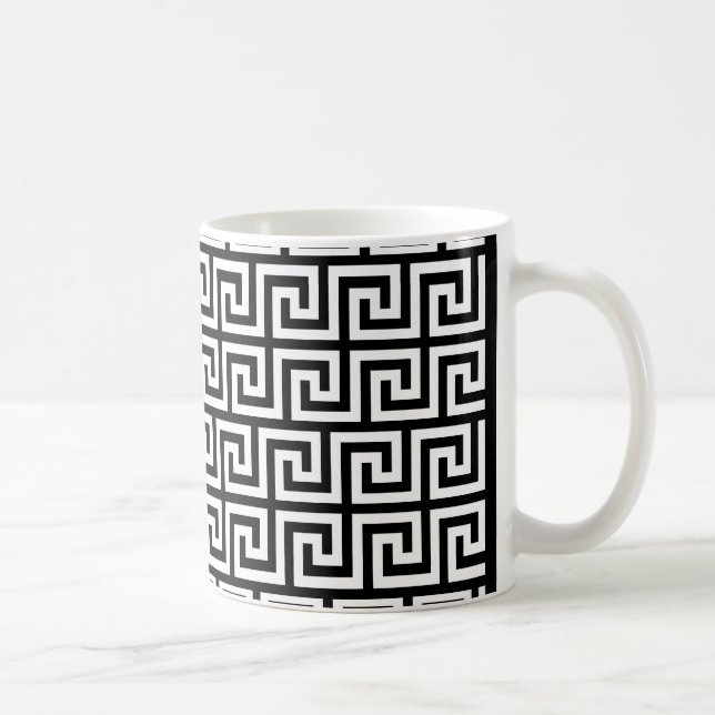 Greek Key Design Coffee Mug (Right)