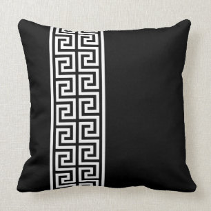Greek Key Design Cushion