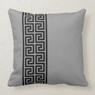 Greek Key Design Cushion