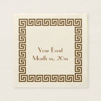 Greek Key Design Napkin