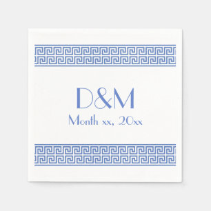 Greek Key Design Napkin