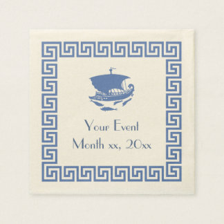 Greek Key Design Napkin