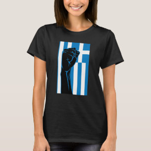 Greek Key Greek Pride OPA Hellas Greece Greek Flag T-Shirt
