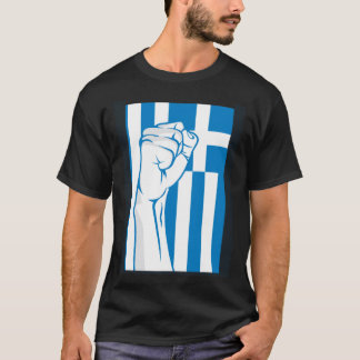 Greek Key Greek Pride OPA Hellas Greece Greek Flag T-Shirt