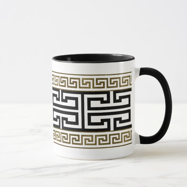 Greek Key Mug (Right)