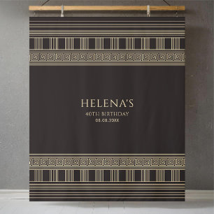 Greek key pattern and CUSTOM COLORS Tapestry