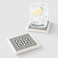 Greek Key Pattern Black Design