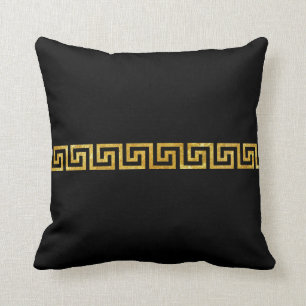 Greek Key Pattern Cushion