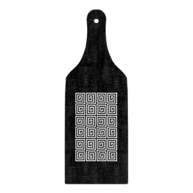 Greek Key Pattern Cutting Board (Front)