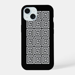 Greek Key Pattern iPhone 15 Case