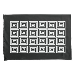 Greek Key Pattern Pillowcase