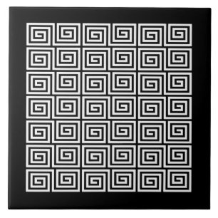 Greek Key Pattern Tile