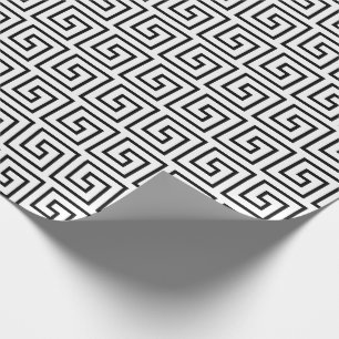 Greek Key Wrapping Paper