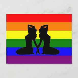 Greek Lesbian Pride Postcard