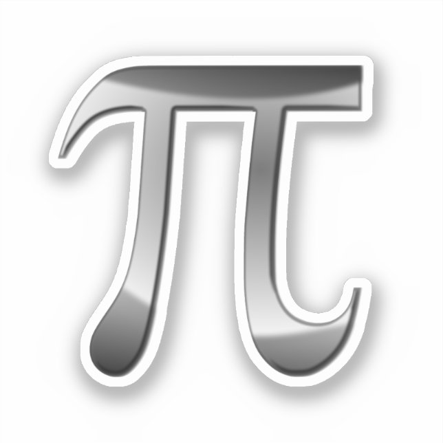 Greek Letter Pi Symbol (Front)
