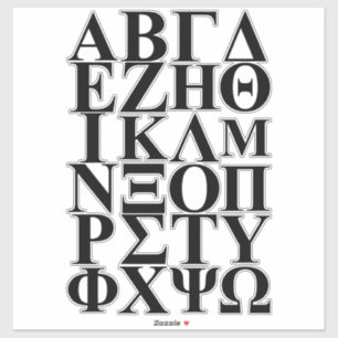 Greek Letters